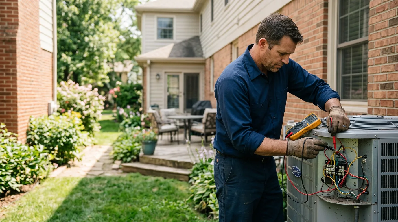 HVAC technician working near Woonsocket, SD